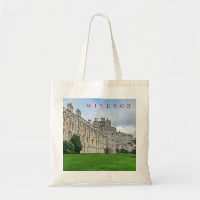 Windsor castle view tote bag (Front)