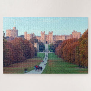Windsor Castle Viewed From Long Walk Windsor U K Jigsaw Puzzle
