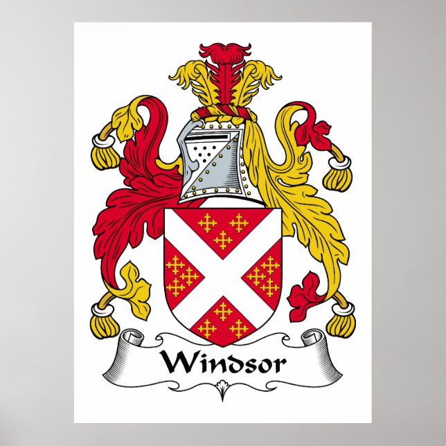 Windsor Family Crest Poster (Front)