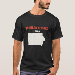 Windsor Heights Iowa USA State America Travel Iowa T-Shirt