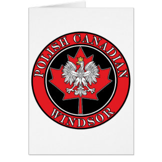 Windsor Round Polish Canadian Leaf