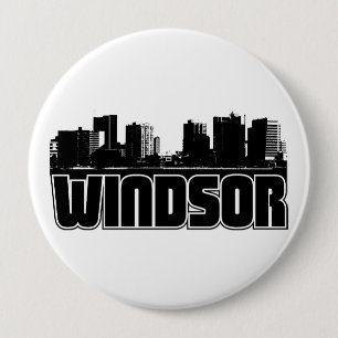 Windsor Skyline 10 Cm Round Badge