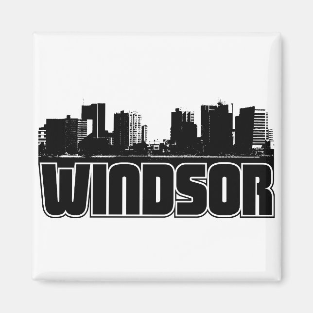 Windsor Skyline Magnet (Front)