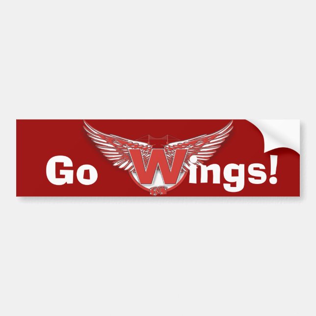 Windsor Wings Bumper Sticker (Front)