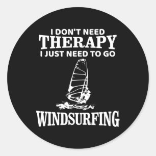 Windsurf classic round sticker