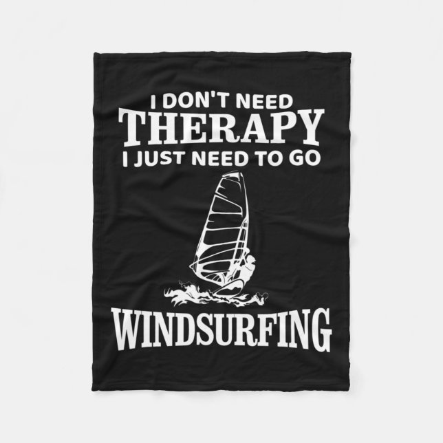 Windsurf  fleece blanket (Front)