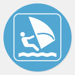 Windsurf Symbol Sticker