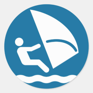 Windsurf Symbol Sticker