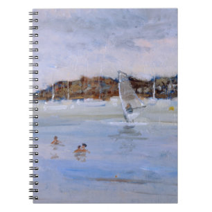 Windsurfer and Bathers Notebook