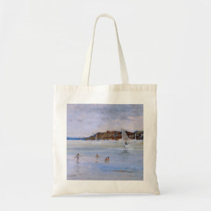 Windsurfer and Bathers Tote Bag
