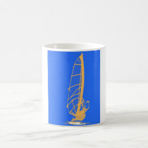 windsurfer coffee mug