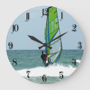 Windsurfer Large Clock