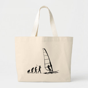 Windsurfer Large Tote Bag