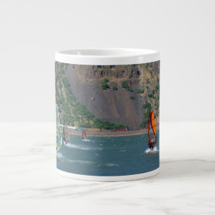 Windsurfers at Hood River mug