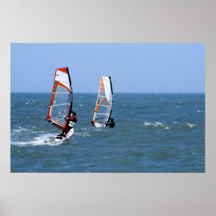 Windsurfers Poster