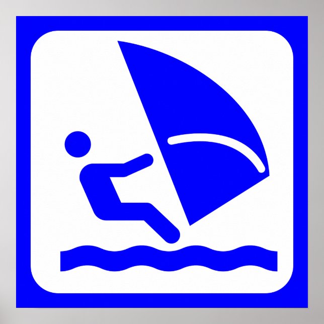 windsurfing-303772 windsurfing surfing wind water poster (Front)