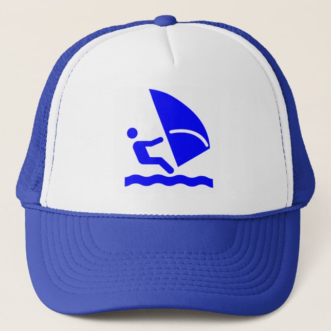windsurfing-303772 windsurfing surfing wind water trucker hat (Front)