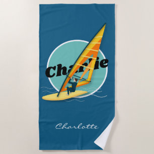 Windsurfing Beach Towel