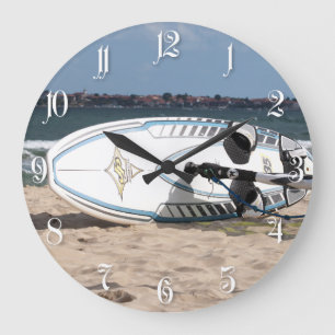 Windsurfing board large clock