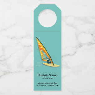 Windsurfing Bottle Tag