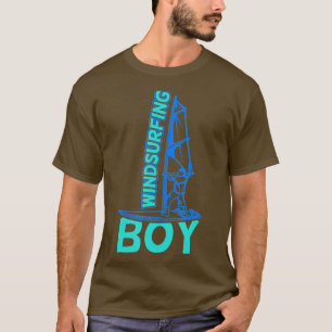 Windsurfing Boy Windsurfing Fan Sailboarding Boys T-Shirt
