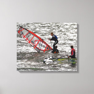 WINDSURFING CANVAS PRINT