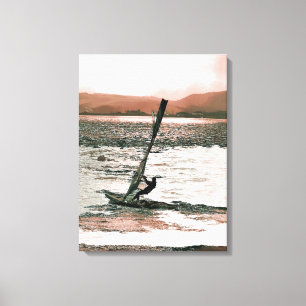 WINDSURFING CANVAS PRINT