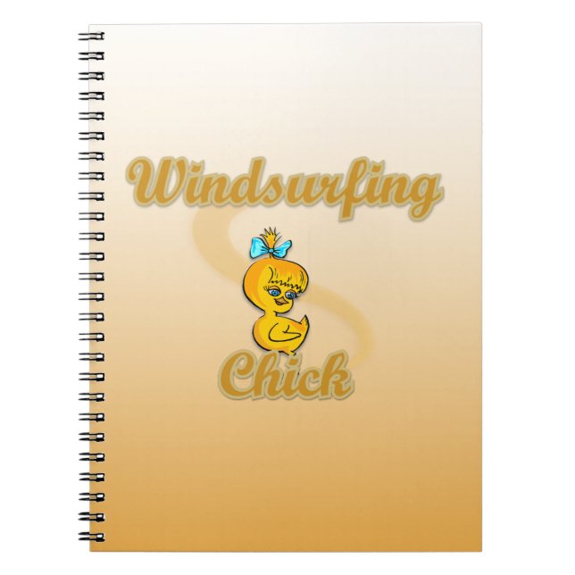 Windsurfing Chick Notebook (Front)