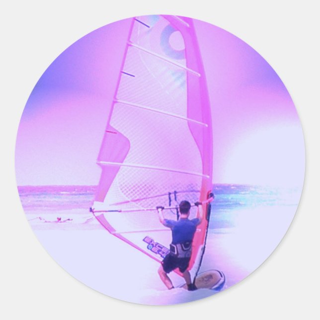 Windsurfing Colour Sticker (Front)
