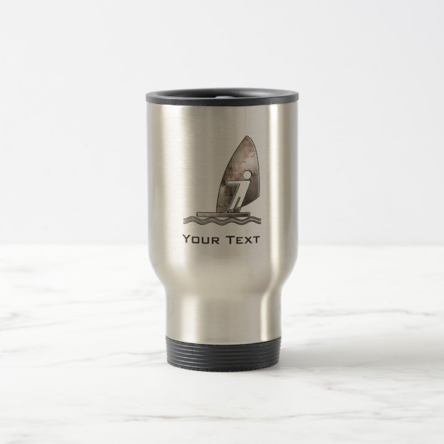 Windsurfing; Cool Travel Mug (Center)