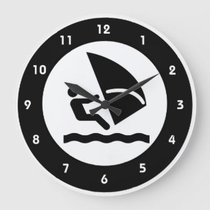 Windsurfing Design Wall Clock