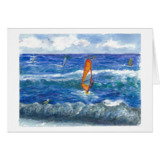 Windsurfing in Hawaii