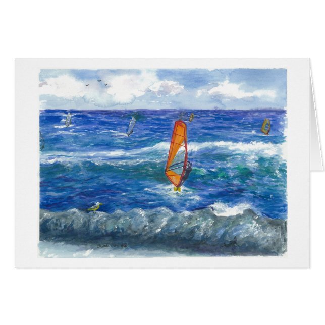 Windsurfing in Hawaii (Front Horizontal)