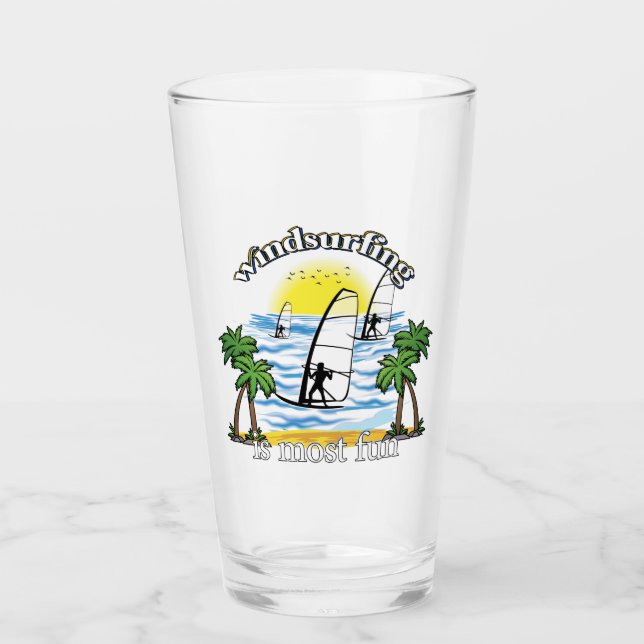 Windsurfing Is Most Fun, Summer 2023 Glass (Front)