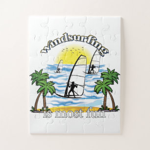 Windsurfing Is Most Fun, Summer 2023 Jigsaw Puzzle