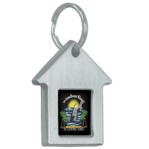 Windsurfing Is Most Fun, Summer 2023 Pet ID Tag