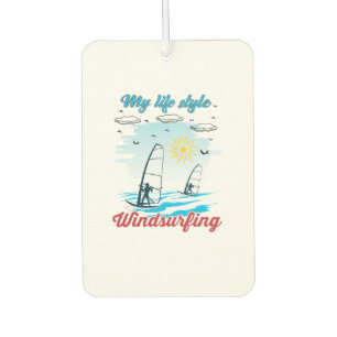 Windsurfing Is My Life Style Car Air Freshener