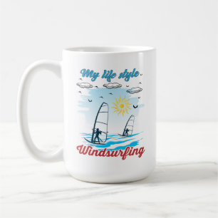 Windsurfing Is My Life Style Coffee Mug