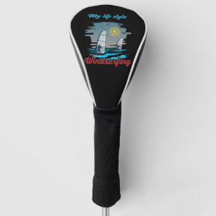 Windsurfing Is My Life Style Golf Head Cover