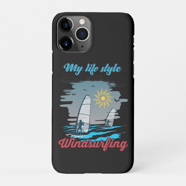 Windsurfing Is My Life Style iPhone Case (Back)