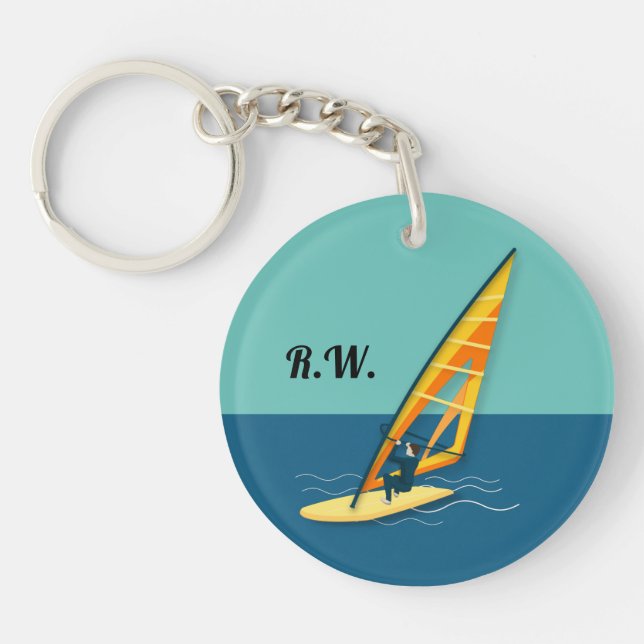 Windsurfing Key Ring (Front)