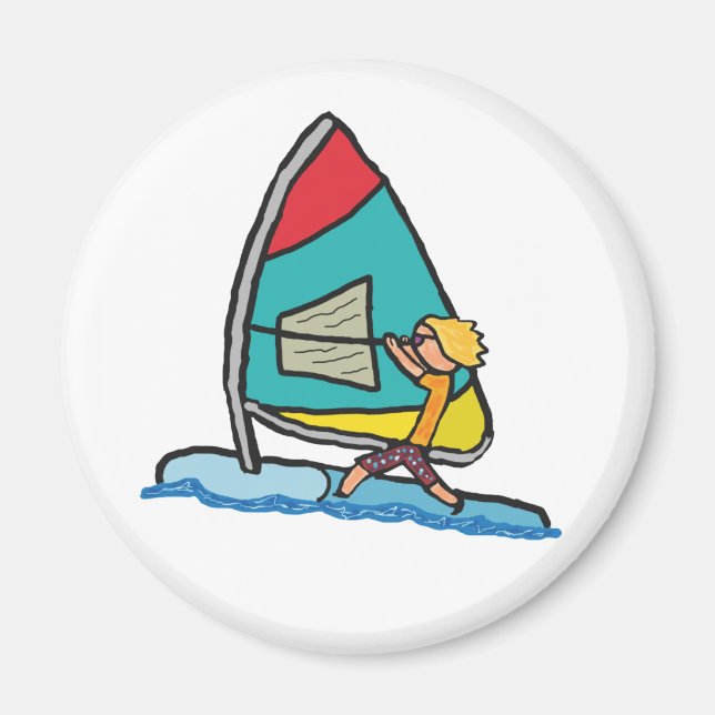Windsurfing Magnet (Front)