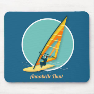 Windsurfing Mouse Pad