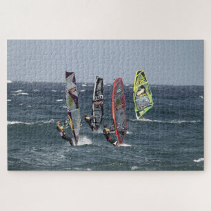 Windsurfing Ocean Waves Sports Surf Jigsaw Puzzle