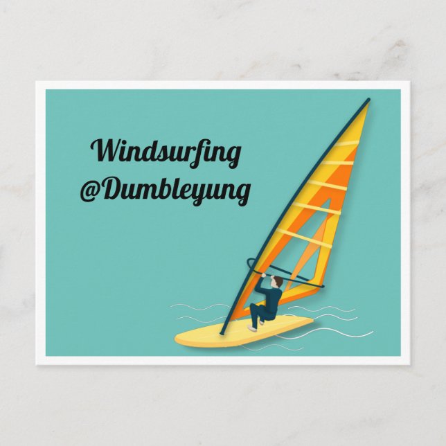 Windsurfing Postcard (Front)
