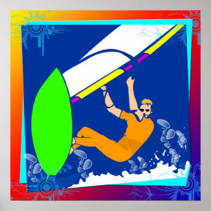 Windsurfing Poster