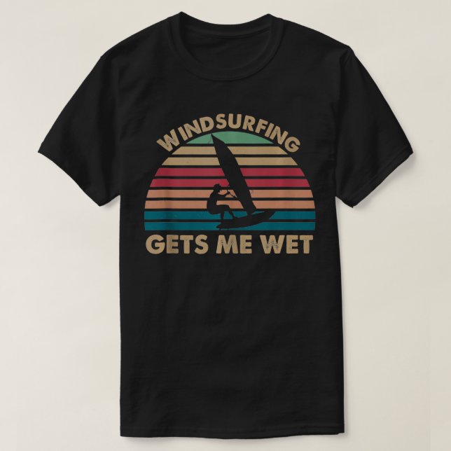 Windsurfing Retro Surfer Windsurfer Windsurf Men W T-Shirt (Design Front)
