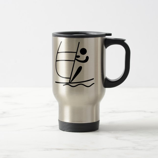 Windsurfing Travel Mug (Right)