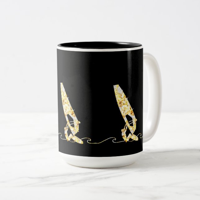 WINDSURFING Two-Tone COFFEE MUG (Front Right)