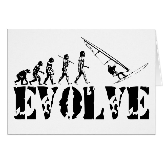 Windsurfing Windsurf Evolution Sport Art (Front Horizontal)